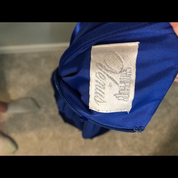 Brilliant Blue Gown - Picture 4 of 5